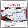 FRANCE - Intérieur FS - CNEP - Années 1980 à 1991 - 4 Pages - Sans Pochettes (1001) Yvert et Tellier