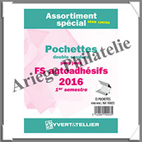 FRANCE - Pochettes YVERT (Hawid) - Anne 2016 - 1 er Semestre - Pour Auto-Adhsifs (110023)