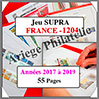 FRANCE - Jeu SC - 2017 à 2019 - Avec Pochettes (SC XVI ou 1204) Yvert et Tellier