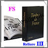 Album FUTURA FS - NOIR - Timbres de FRANCE - Numéro 3 (12413-4) Yvert et Tellier