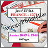 FRANCE - Jeu SC - 1849 à 1944 - Avec Pochettes (SC I ou 1271) Yvert et Tellier
