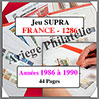 FRANCE - Jeu SC - 1986 à 1990 - Avec Pochettes (SC VI ou 1286) Yvert et Tellier