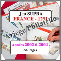 FRANCE - Jeu SC - 2002  2004 - Avec Pochettes (SC X ou 1291)