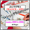 FRANCE - Jeu SC - 2005 à 2006 - Avec Pochettes (SC XI ou 1292) Yvert et Tellier