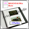 Pages Régent SUPRA Simple Face - 2 Poches - Paquet de 5 Pages (12922) Yvert et Tellier
