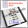 Pages Régent SUPRA Simple Face - 7 Bandes - Paquet de 5 Pages (12927) Yvert et Tellier