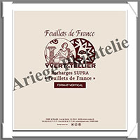 Pages Rgent SUPRA - Spciales FEUILLETS de FRANCE - Pour Feuillets 143x185 mm Paquet de 10 Pages (12941)