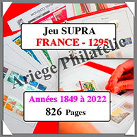 FRANCE - Jeu SC - 1849  2022 - Avec Pochettes + 7 Albums SUPRAMax (13423)