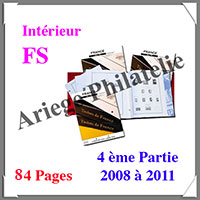 FRANCE - Intrieur FS - Annes 2008  2011 - 4me Partie - 84 Pages - Sans Pochettes (1302)