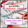 MONACO - Jeu SC - 2016 à 2019 - Avec Pochettes (13147) Yvert et Tellier