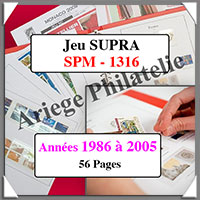 SAINT-PIERRE et MIQUELON - Jeu SC - 1986  2005 - Avec Pochettes (1316)