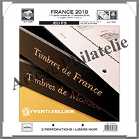 FRANCE - Jeu FS - Anne 2018 - 1 er Semestre - Timbres Courants - Sans Pochettes (132368)