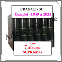 FRANCE - Jeu SC - 1849  2022 - Avec Pochettes + 7 Albums SUPRAMax (13423)
