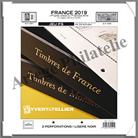 FRANCE - Jeu FS - Anne 2019 - 1 er Semestre - Timbres Courants - Sans Pochettes (134442)