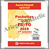 FRANCE - Pochettes YVERT (Hawid) - Année 2019 - 1er Semestre - Pour Timbres Courants (134444) Yvert et Tellier