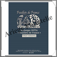 Pages INITIA Transparentes - Spciales Feuillets de FRANCE: 185x143 mm - Paquet de 5 Pages (135009)