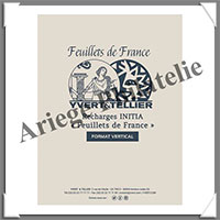 Pages INITIA Transparentes - Spciales Feuillets de FRANCE: 143x185 mm - Paquet de 5 Pages (135010)
