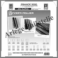 FRANCE - Jeu ALPHA - Anne 2020 - 1 er Semestre - Timbres Courants - Sans Pochettes (135105)
