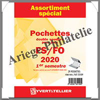 FRANCE - Pochettes YVERT (Hawid) - Anne 2020 - 1er Semestre - Pour Timbres Courants (135109)