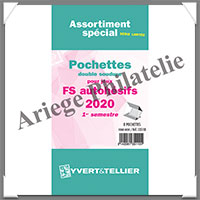 FRANCE - Pochettes YVERT (Hawid) - Anne 2020 - 1 er Semestre - Pour Auto-Adhsifs (135110)