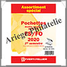 FRANCE - Pochettes YVERT (Hawid) - Année 2020 - 2 ème Semestre - Pour Timbres Courants (135413) Yvert et Tellier