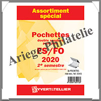 FRANCE - Pochettes YVERT (Hawid) - Anne 2020 - 2 me Semestre - Pour Timbres Courants (135413)