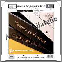 FRANCE - Jeu FS - Anne 2020 - Blocs Souvenirs - Sans Pochettes (135418)