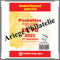 FRANCE - Pochettes YVERT (Hawid) - Anne 2021 - 1er Semestre - Pour Timbres Courants (135891)