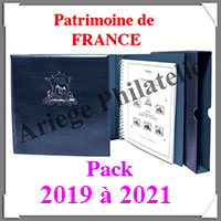 FRANCE - Pack SC - PATRIMOINE de FRANCE - Annes 2019  2021  + ALBUM - Avec Pochettes (134354)