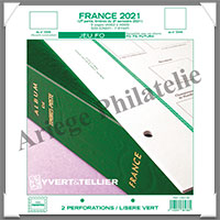 FRANCE - Jeu FO - Anne 2021 - 2 me Semestre - Timbres Courants - Sans Pochettes (136138)