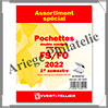FRANCE - Pochettes YVERT (Hawid) - Année 2022 - 1er Semestre - Pour Timbres Courants (136921) Yvert et Tellier