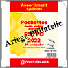 FRANCE - Pochettes YVERT (Hawid) - Année 2022 - 2ème Semestre - Pour Timbres Courants (137575) Yvert et Tellier