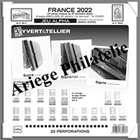 FRANCE - Jeu ALPHA - Anne 2022 - 2 me Semestre - Timbres Courants - Sans Pochettes (137578)