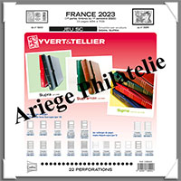 FRANCE - Jeu SC - Anne 2023 - 1 er Semestre - Timbres Courants - Avec Pochettes (138045)