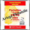 FRANCE - Pochettes YVERT (Hawid) - Année 2023 - 1er Semestre - Pour Timbres Courants (138047) Yvert et Tellier