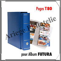 Pages FUTURA Plastique Transparent - T10 - 10 Tlcartes - Paquet de 5 Pages (17781)