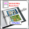 Pages Régent Duo-SUPRA Recto Verso - 2 Poches - Paquet de 10 Pages (1802) Yvert et Tellier