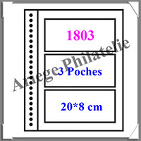 Pages Rgent Duo-SUPRA Recto Verso - 3 Poches - Paquet de 10 Pages (1803)