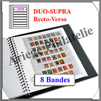 Pages Rgent Duo-SUPRA Recto Verso - 8 Bandes - Paquet de 10 Pages (1808)