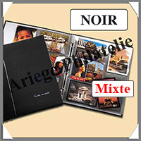 Album MIXTE pour CPA ou CPM - NOIR - Standard - AVEC 15 Feuilles (2000-4)