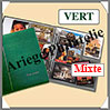 Album MIXTE pour CPA ou CPM - VERT - Standard - AVEC 15 Feuilles (2000-5) Yvert et Tellier