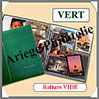Reliure MIXTE pour CPA ou CPM - VERTE - Standard - Reliure VIDE (2002-5) Yvert et Tellier