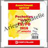 FRANCE - Pochettes YVERT (Hawid) - Anne 2016 - 1er Semestre - Pour Timbres Courants (23710) Yvert et Tellier
