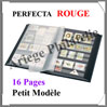 PERFECTA - 16 Pages NOIRES - ROUGE - Petit Modle (240122) Yvert et Tellier