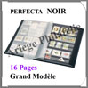 PERFECTA - 16 Pages NOIRES - NOIR - Grand Modle (240324) Yvert et Tellier