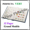 PERFECTA - 32 Pages BLANCHES - VERT - Grand Modle (240415) Yvert et Tellier