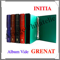 Album INITIA - RELIURE + ETUI - Couleur GRENAT Vide (244012)