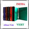 Album INITIA - RELIURE + ETUI - Couleur VERTE - Vide (244015) Yvert et Tellier