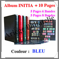 Album INITIA - RELIURE + ETUI - Couleur BLEU - Avec 10 Pages (244071)