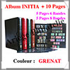 Album INITIA - RELIURE + ETUI - Couleur GRENAT - Avec 10 Pages (244072) Yvert et Tellier